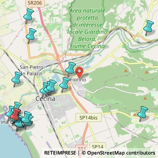 Mappa Via P. Nenni, 56040 Montescudaio PI, Italia (3.626)
