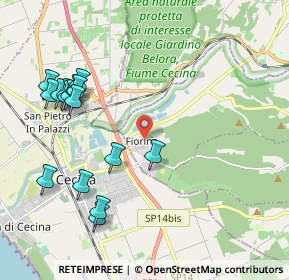 Mappa Via P. Nenni, 56040 Montescudaio PI, Italia (2.40125)