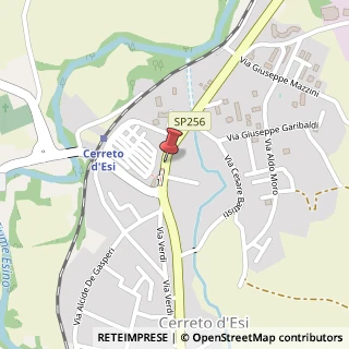 Mappa Via Belisario,  13, 60043 Cerreto d'Esi, Ancona (Marche)