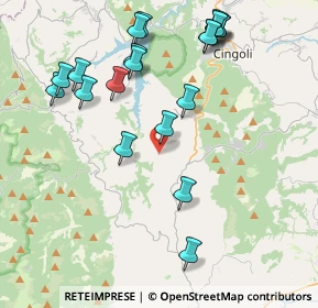 Mappa Unnamed Road, 62011 Cingoli MC, Italia (4.673)