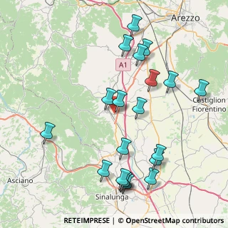 Mappa Viale Santa Maria delle Vertighe, 52048 Monte San Savino AR, Italia (9.319)