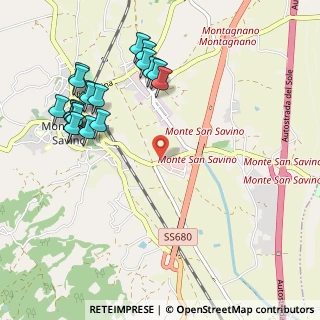 Mappa Viale Santa Maria delle Vertighe, 52048 Monte San Savino AR, Italia (1.23)