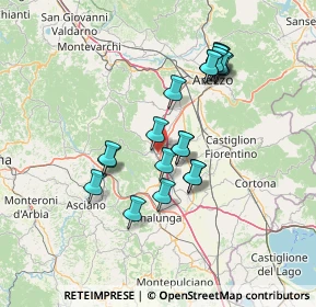 Mappa Viale Santa Maria delle Vertighe, 52048 Monte San Savino AR, Italia (13.0405)