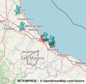 Mappa Via dell'Abete, 47923 Rimini RN, Italia (33.5075)