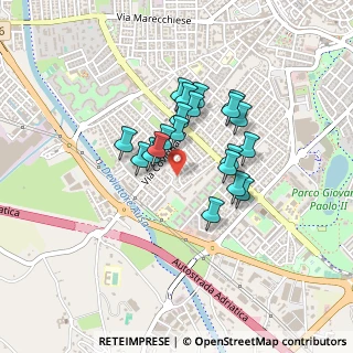 Mappa Via dell'Abete, 47923 Rimini RN, Italia (0.3255)