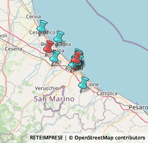 Mappa Viale Alberto Simonini, 47923 Rimini RN, Italia (6.575)