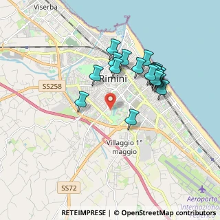 Mappa Viale Alberto Simonini, 47923 Rimini RN, Italia (1.713)