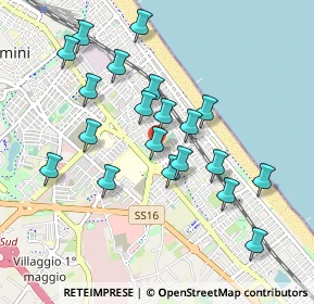 Mappa Via Antonio Fogazzaro, 47924 Rimini RN, Italia (0.918)