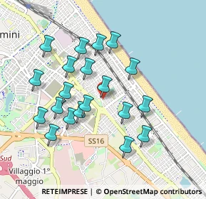 Mappa Via Antonio Fogazzaro, 47924 Rimini RN, Italia (0.897)