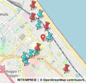 Mappa Via Antonio Fogazzaro, 47924 Rimini RN, Italia (0.995)