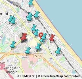 Mappa Via Antonio Fogazzaro, 47924 Rimini RN, Italia (0.922)