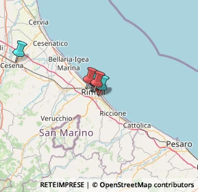 Mappa Via Antonio Fogazzaro, 47924 Rimini RN, Italia (33.62091)