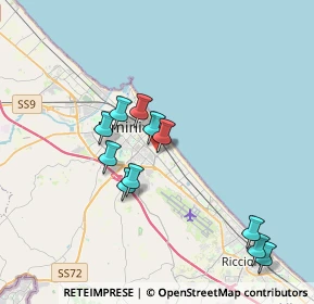 Mappa Via Antonio Fogazzaro, 47924 Rimini RN, Italia (3.52636)