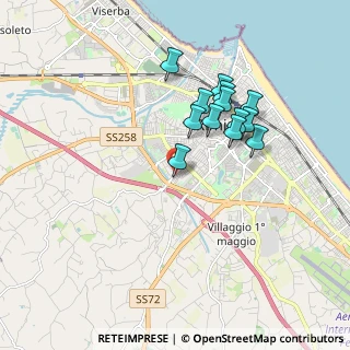 Mappa Via Aldo Francesco Massera, 47923 Rimini RN, Italia (1.59077)