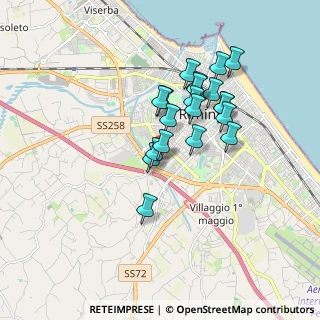 Mappa Via Aldo Francesco Massera, 47923 Rimini RN, Italia (1.484)