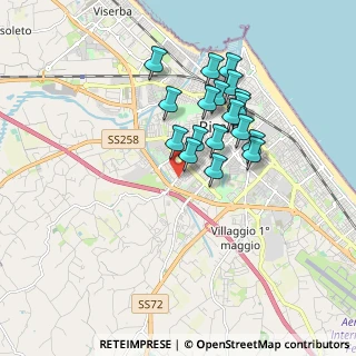 Mappa Via Aldo Francesco Massera, 47923 Rimini RN, Italia (1.52944)