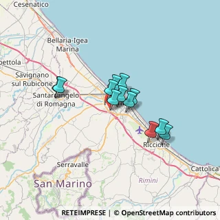 Mappa Via Aldo Francesco Massera, 47923 Rimini RN, Italia (4.86583)
