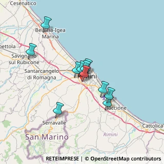 Mappa Via Aldo Francesco Massera, 47923 Rimini RN, Italia (5.58364)