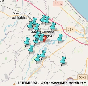 Mappa Via Massarotto, 47822 Santarcangelo di Romagna RN, Italia (2.928)