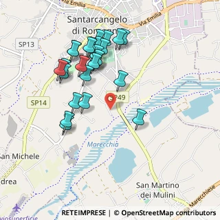 Mappa Via Massarotto, 47822 Santarcangelo di Romagna RN, Italia (0.98462)