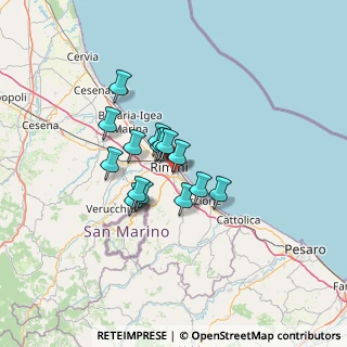 Mappa Via Vittoria Colonna, 47923 Rimini RN, Italia (9.128)