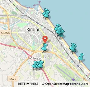 Mappa Via Vittoria Colonna, 47923 Rimini RN, Italia (2.02)