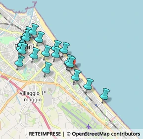 Mappa Viale Torino, 47924 Rimini RN, Italia (2.005)
