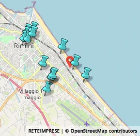 Mappa Viale Torino, 47924 Rimini RN, Italia (1.98429)