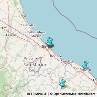 Mappa Via Flaminia, 47923 Rimini RN, Italia (43.65455)
