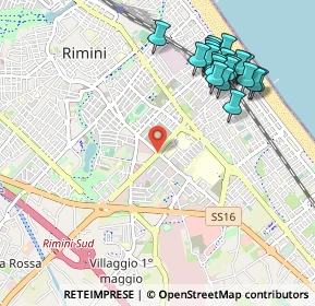 Mappa Via Flaminia, 47923 Rimini RN, Italia (1.163)