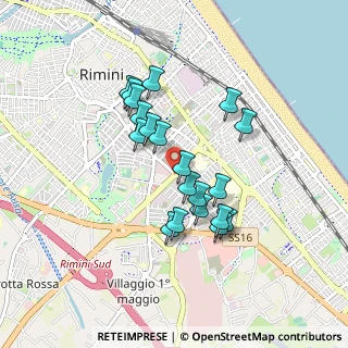 Mappa Via Flaminia, 47923 Rimini RN, Italia (0.7565)