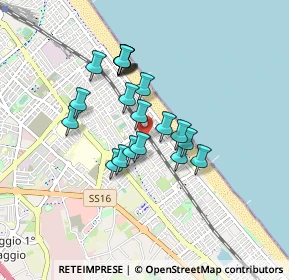 Mappa Via Pietro Cossa, 47924 Rimini RN, Italia (0.693)