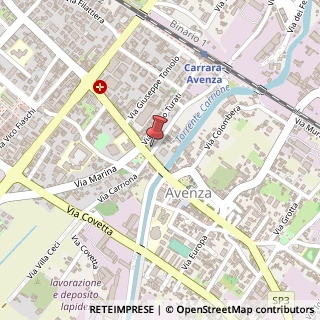 Mappa Via Carriona, 265, 54033 Carrara, Massa-Carrara (Toscana)
