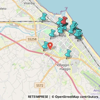 Mappa Via dell'Albero, 47923 Rimini RN, Italia (2.094)