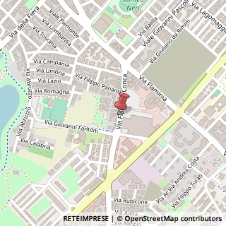 Mappa Via Flaminia Conca, 41, 47923 Rimini, Rimini (Emilia Romagna)