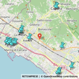 Mappa Via Frassina, 54033 Carrara MS, Italia (3.36444)