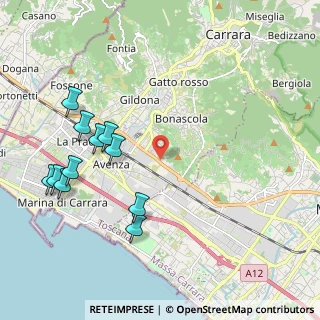 Mappa Via Frassina, 54033 Carrara MS, Italia (2.39818)