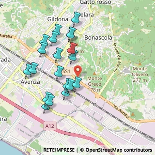 Mappa Via Frassina, 54033 Carrara MS, Italia (0.989)