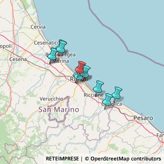 Mappa Via Gaspara Stampa, 47923 Rimini RN, Italia (9.98545)