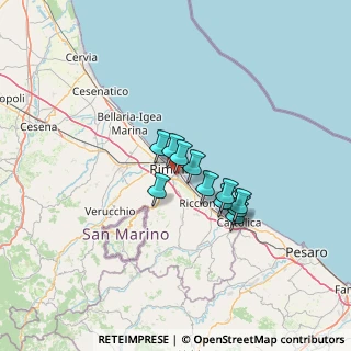 Mappa Via Gaspara Stampa, 47923 Rimini RN, Italia (8.78182)