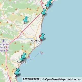 Mappa Piazza Guglielmo Marconi, 17031 Albenga SV, Italia (6.71455)