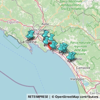 Mappa 19038 Marinella di Sarzana SP, Italia (10.09722)