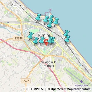 Mappa Via Abruzzo, 47923 Rimini RN, Italia (1.49833)
