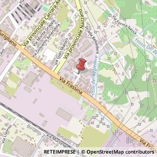Mappa Via del Ferro,  5, 54033 Carrara, Massa-Carrara (Toscana)