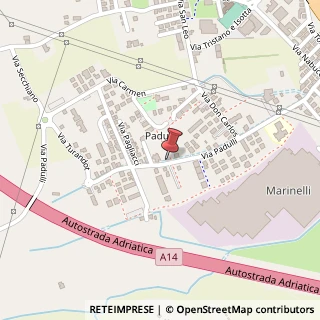 Mappa Via Padulli, 77/A, 47923 Rimini, Rimini (Emilia Romagna)
