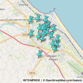 Mappa Via Alfredo Panzini, 47900 Rimini RN, Italia (1.2815)
