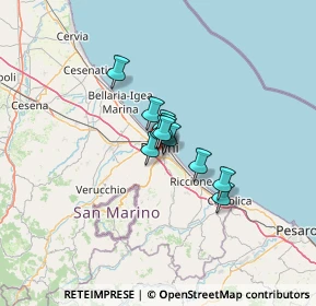 Mappa Via Acquario, 47923 Rimini RN, Italia (6.44818)