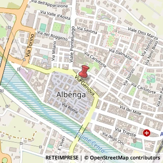 Mappa Via Genova,  30, 17031 Albenga, Savona (Liguria)