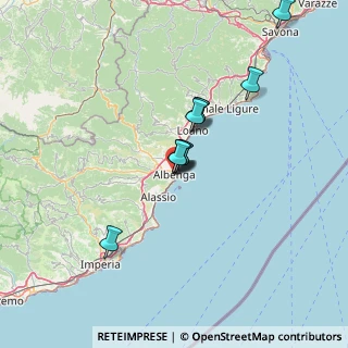 Mappa Via Genova, 17031 Albenga SV, Italia (14.69636)