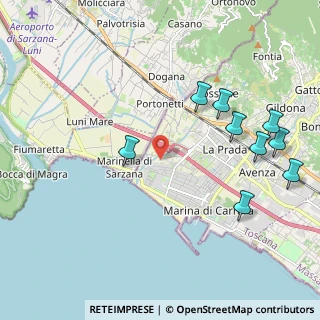 Mappa Via Battilana, 54033 Carrara MS, Italia (2.83636)